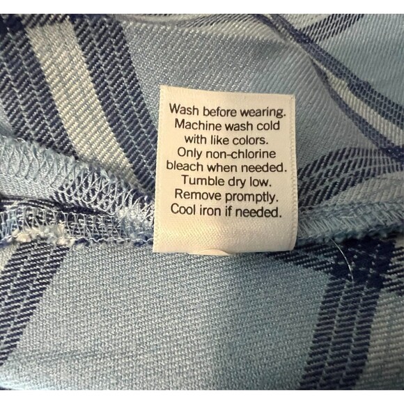 So...  Blue Plaid Pleated Mid Thigh Mini Skirt  Sz 9  NWOT High Waist  Punk  Y2K - Picture 5 of 6